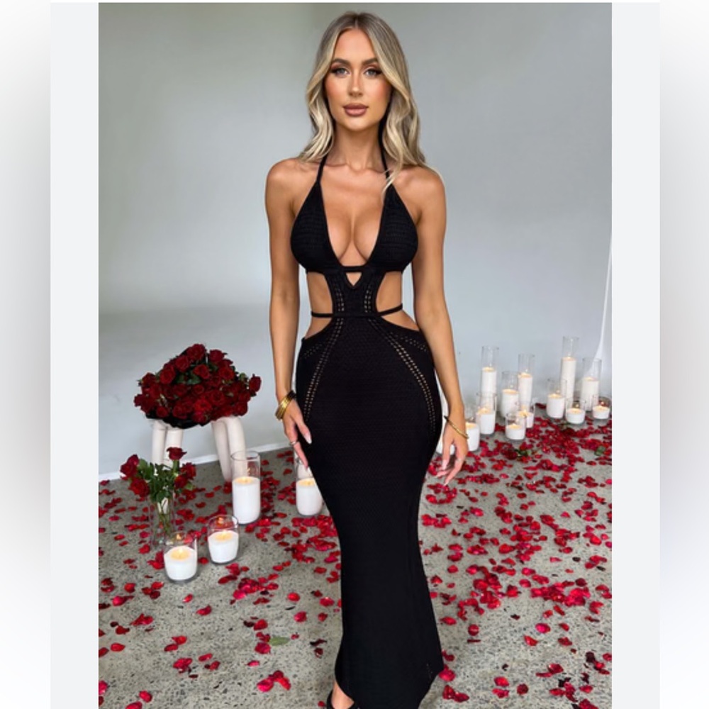 Babyboo arabella maxi knit dress